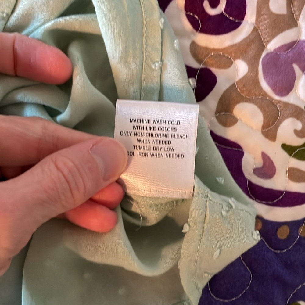 ModCloth Pale Green Ruffle Blouse - Picture 8 of 8